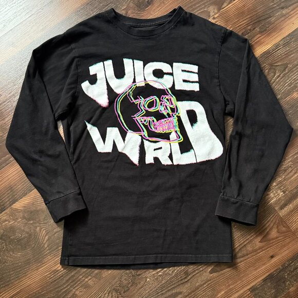 Juice Wrld Other - Juice WLRD "Neon Skull" Long-Sleeve T-Shirt - Size S